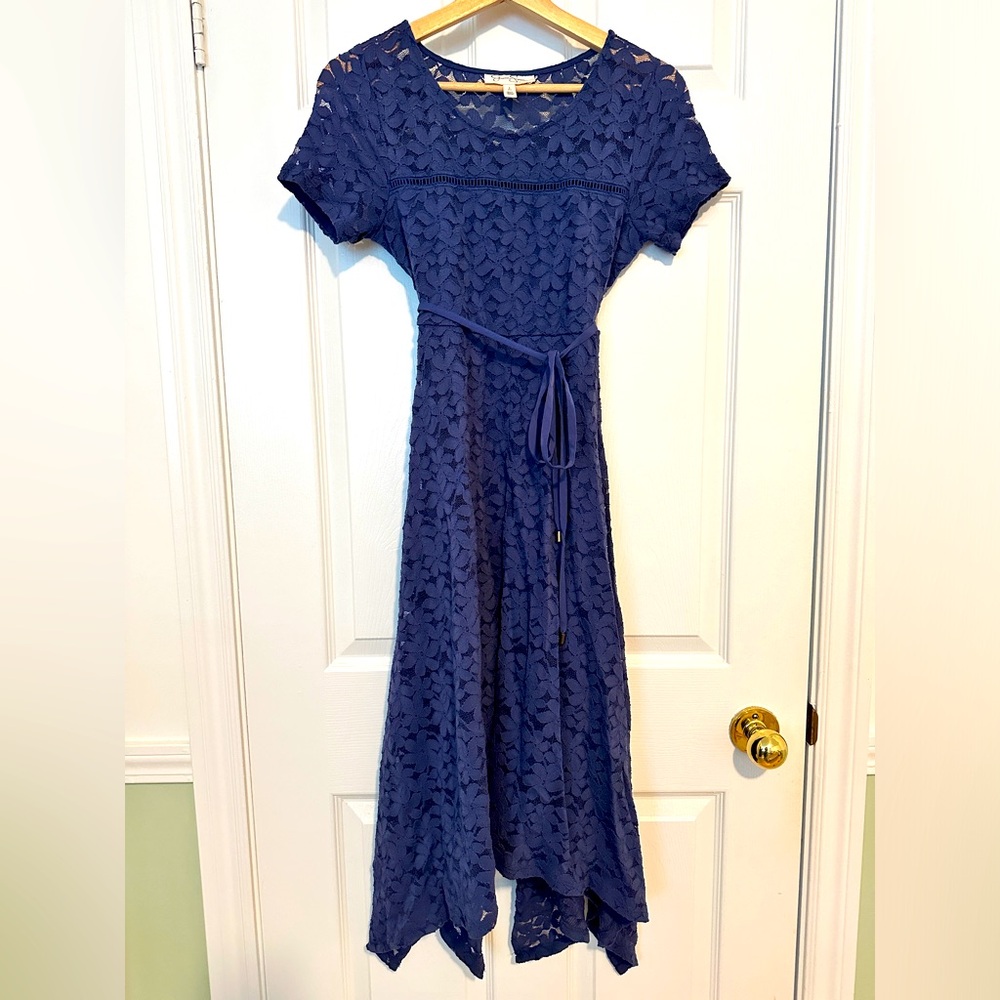 Jessica Simpson Maternity Blue Lace Dress Size Small
